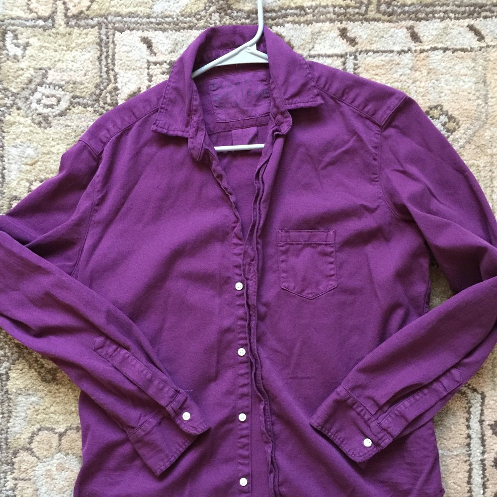 Frank & Eileen - Eileen Burgundy Shirt - Size S